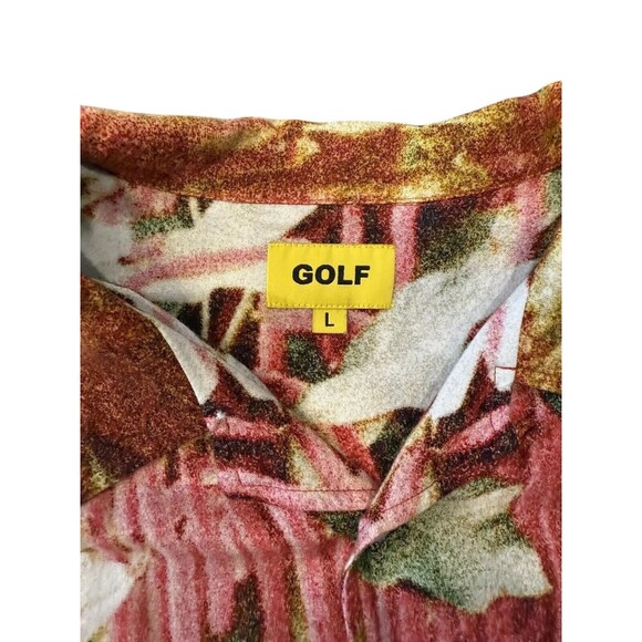 Golf Wang x Tyler The Creator Flamingo Button Up | Sz: L - Picture 3 of 3